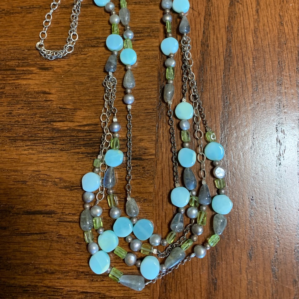 Morgan Dane Seascape necklace sterling silver